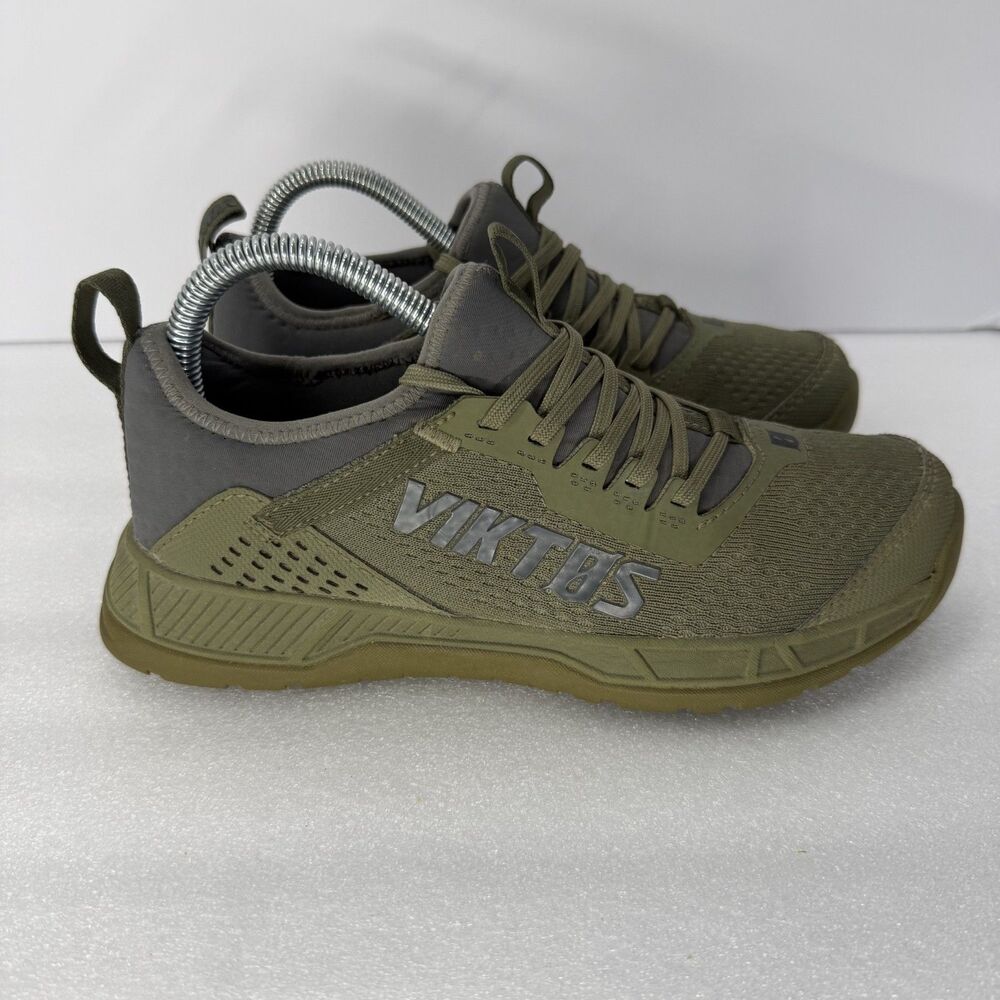 Viktos Range Trainer Sneakers Mens Size 6 Green Lace Up Athletic Tactical Shoe